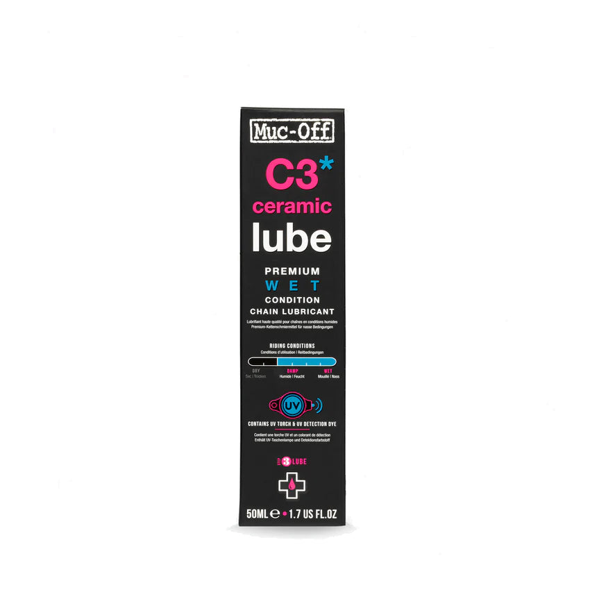 Muc-Off C3 濕式陶瓷鏈條潤滑劑