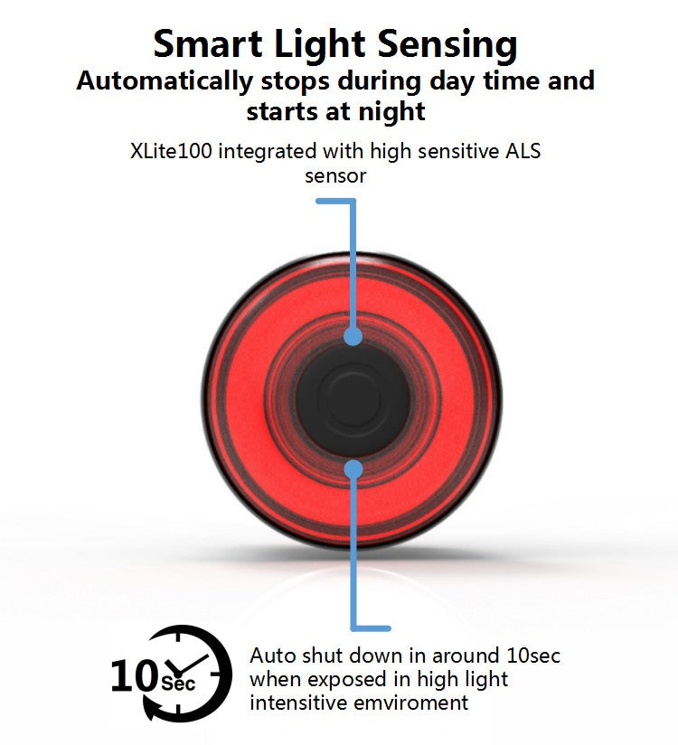 XLite100 Smart Tail Light - Seatpost Mounting
