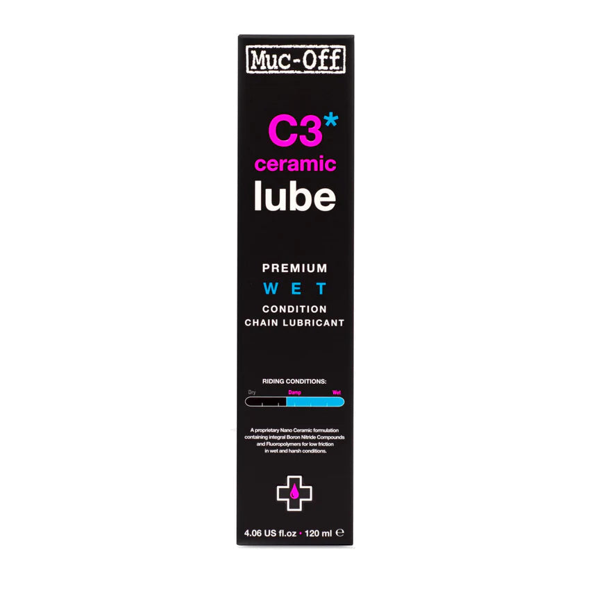Muc-Off C3 濕式陶瓷鏈條潤滑劑