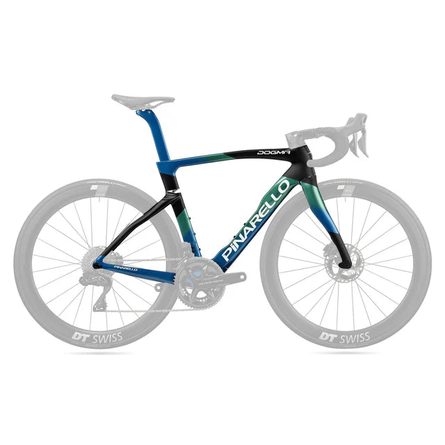 Pinarello Dogma F Disc Frameset - Nebula Green Blue